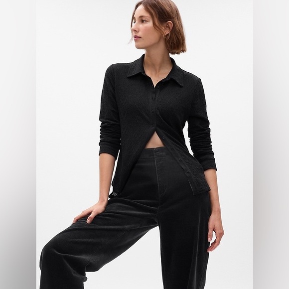 gap mid rise loose corduroy pants - Picture 3 of 10